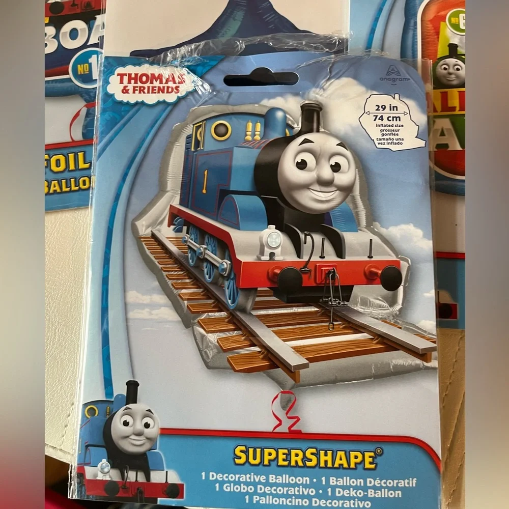 NWT Thomas the Tank Engine Balloon Set - Blue and Multi-Color